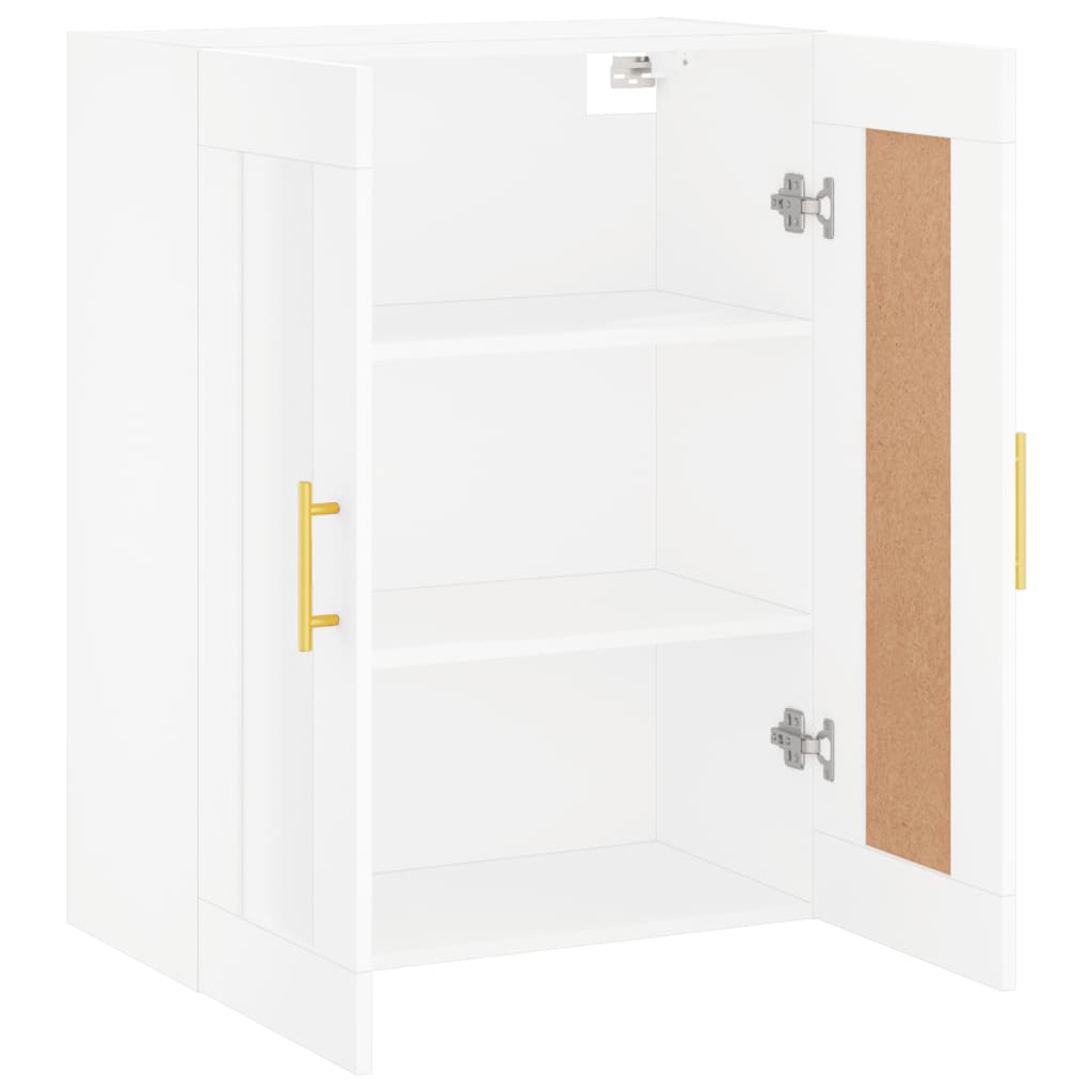 Armoire murale blanc 69,5x34x90 cm bois d'ingénierie - XIOS
