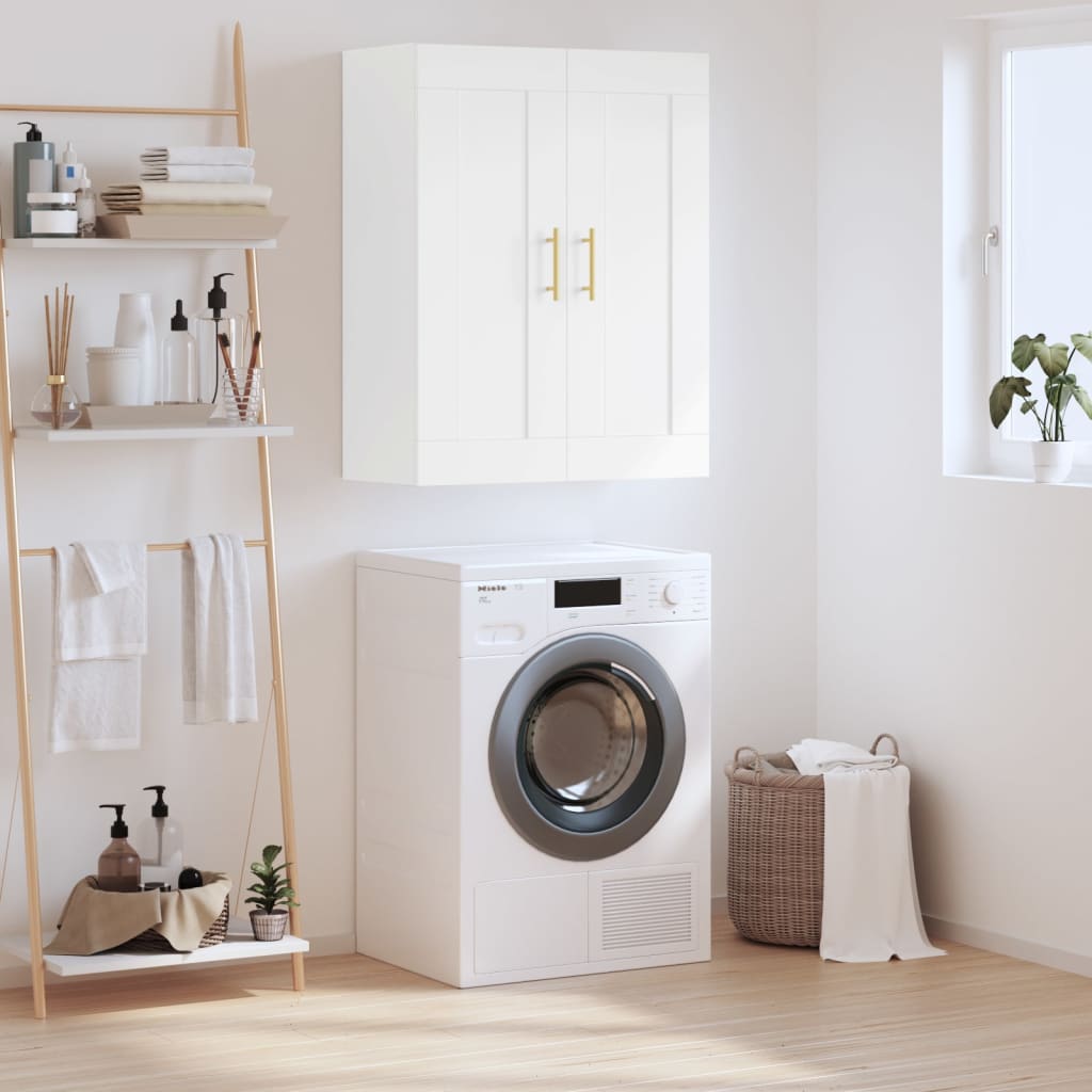 Armoire murale blanc 69,5x34x90 cm bois d'ingénierie - XIOS