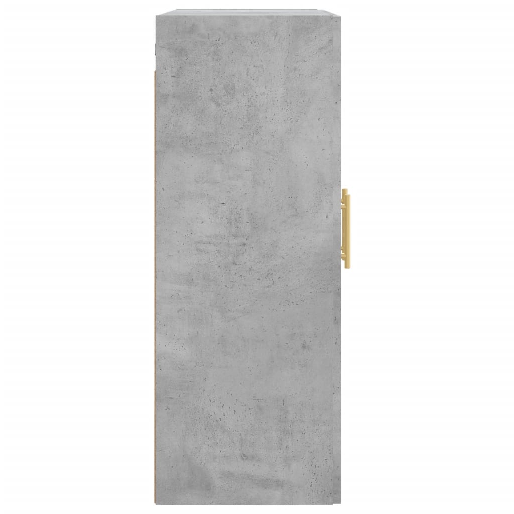 Armoire murale gris béton 69,5x34x90 cm bois d'ingénierie - XIOS