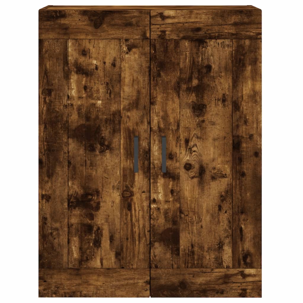 Armoire murale chêne fumé 69,5x34x90 cm bois d'ingénierie - XIOS