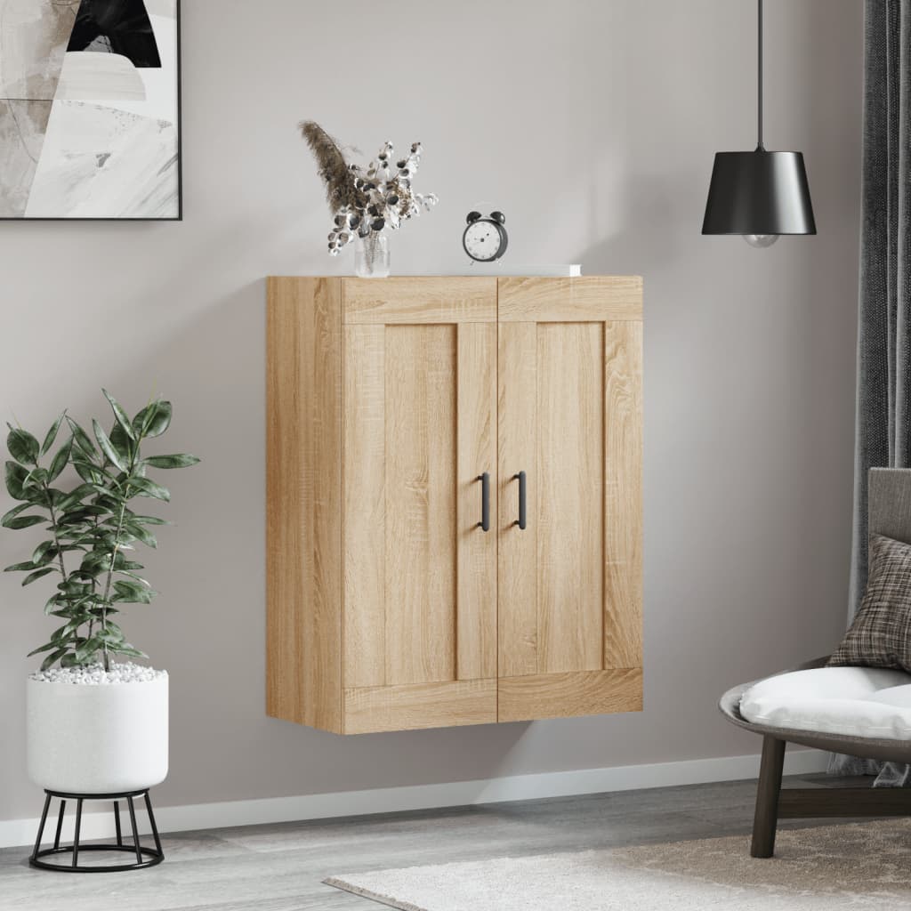 Armoire murale chêne sonoma 69,5x34x90 cm bois d'ingénierie - XIOS