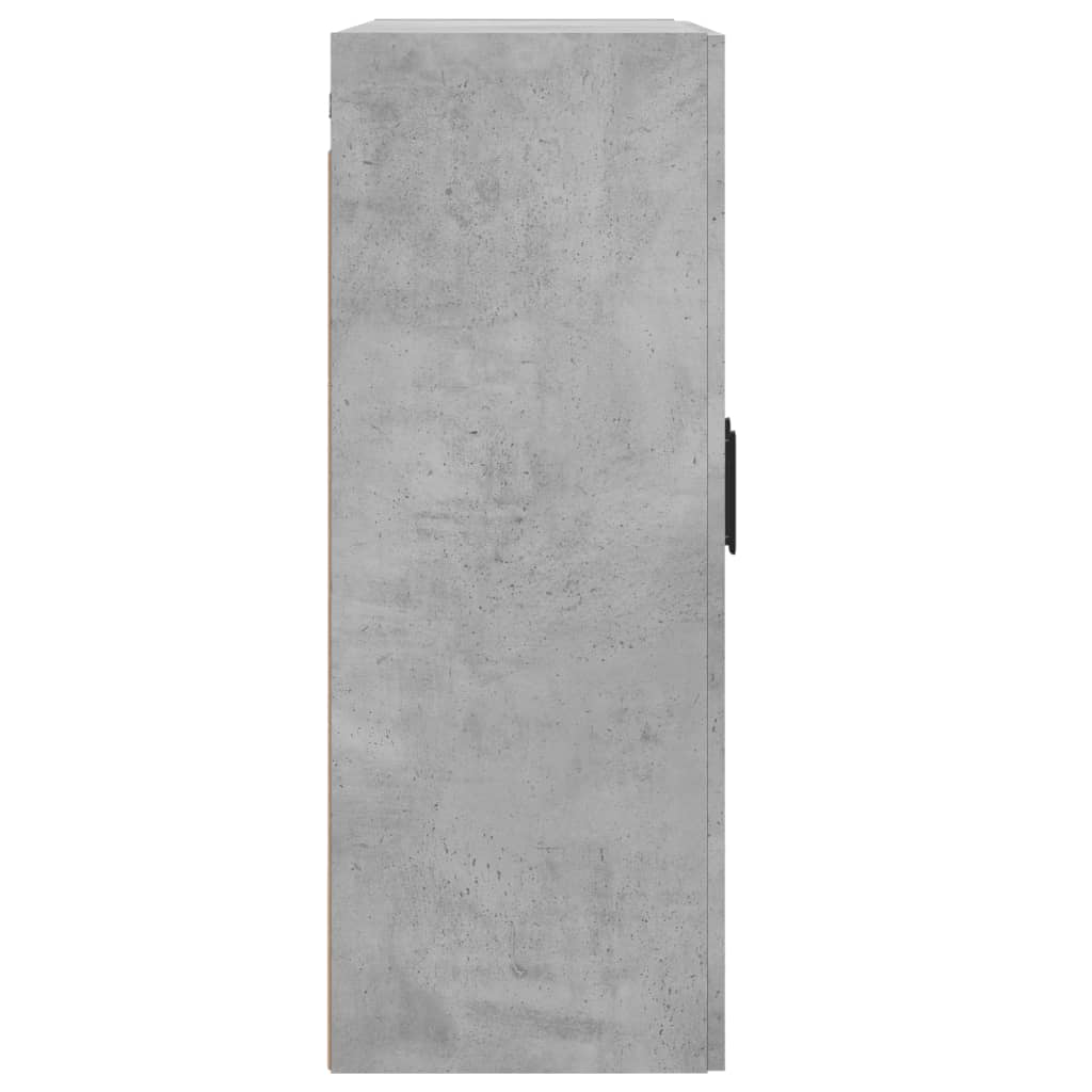 Armoire murale gris béton 69,5x34x90 cm bois d'ingénierie - XIOS