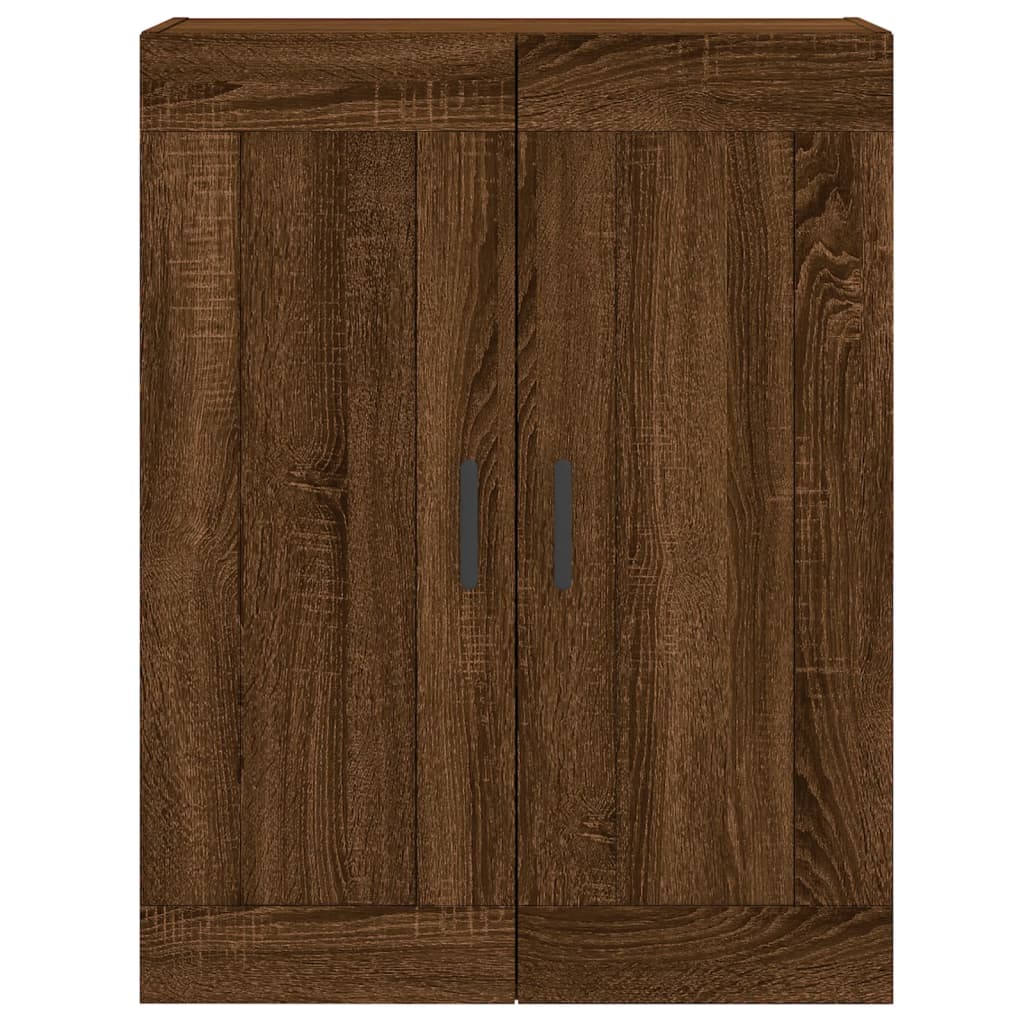 Armoire murale chêne marron 69,5x34x90 cm bois d'ingénierie - XIOS