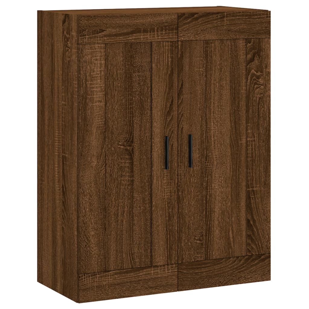 Armoire murale chêne marron 69,5x34x90 cm bois d'ingénierie - XIOS