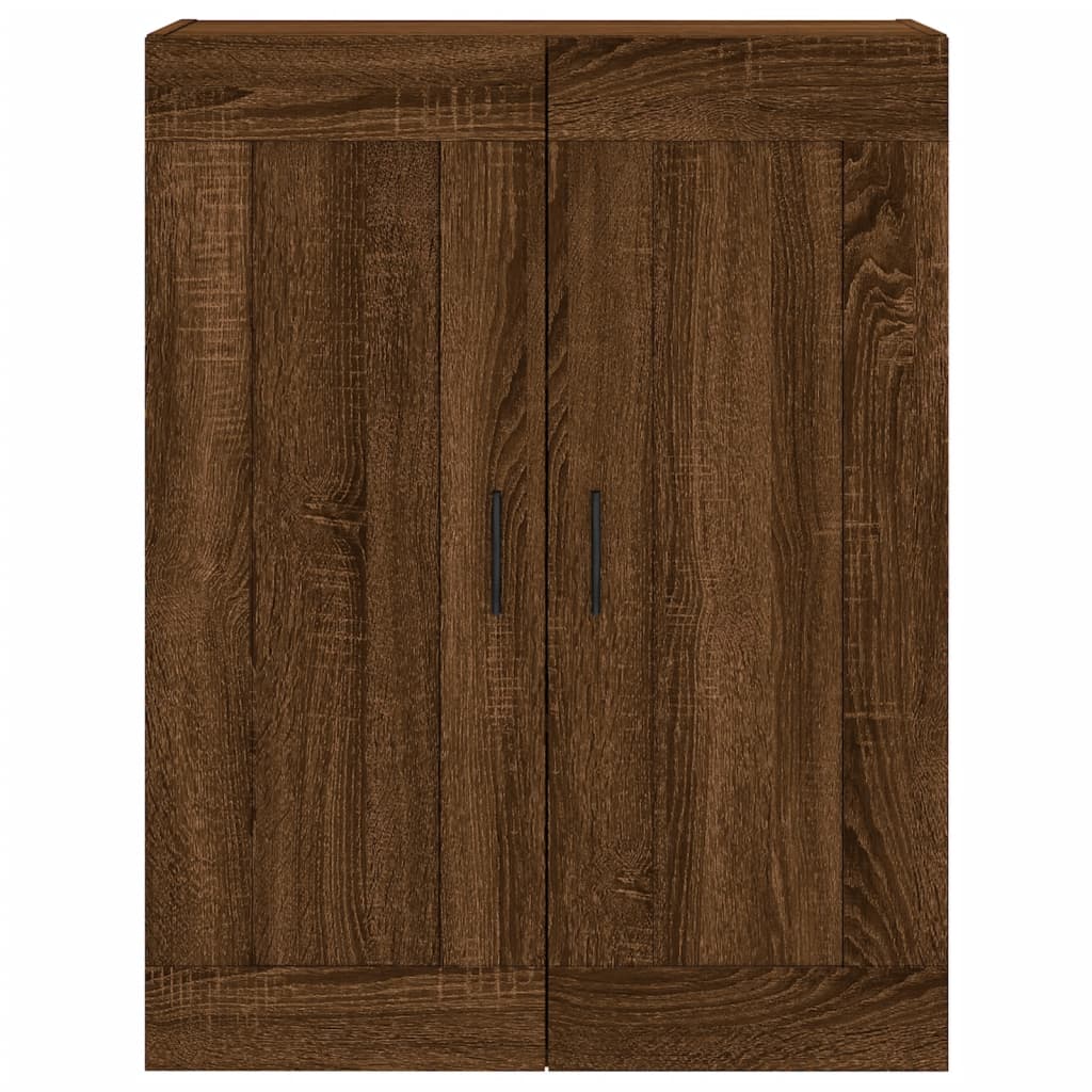 Armoire murale chêne marron 69,5x34x90 cm bois d'ingénierie - XIOS