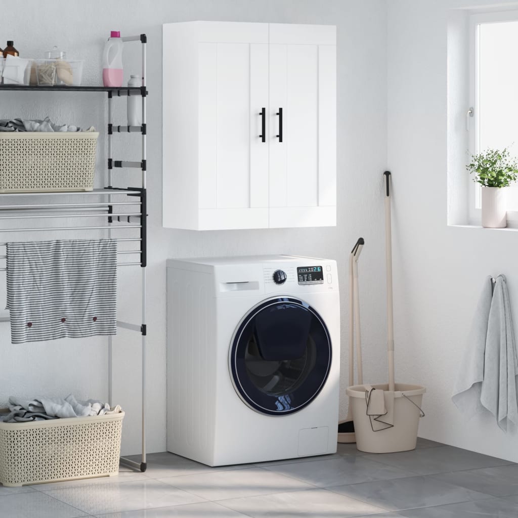 Armoire murale blanc 69,5x34x90 cm bois d'ingénierie - XIOS