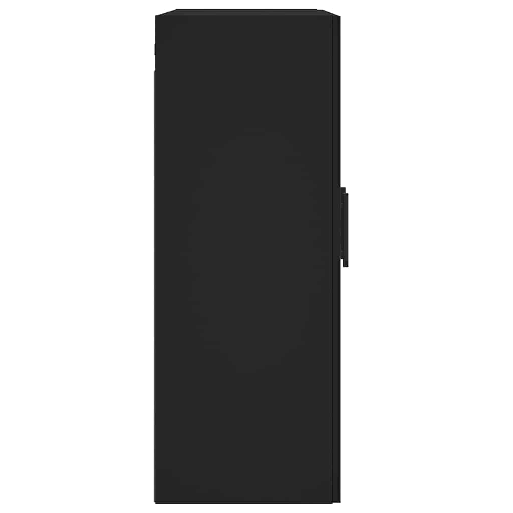 Armoire murale noir 69,5x34x90 cm bois d'ingénierie - XIOS