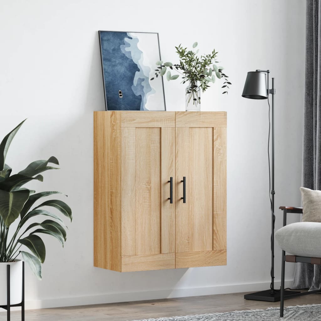 Armoire murale chêne sonoma 69,5x34x90 cm bois d'ingénierie - XIOS