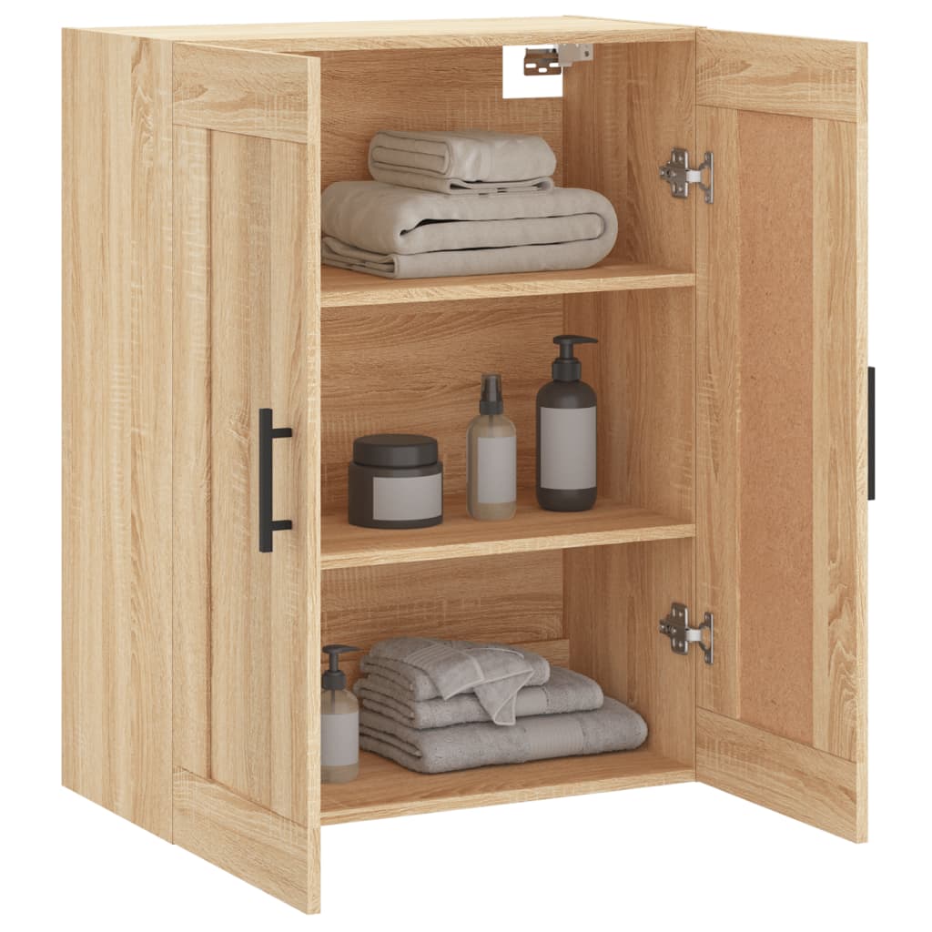Armoire murale chêne sonoma 69,5x34x90 cm bois d'ingénierie - XIOS