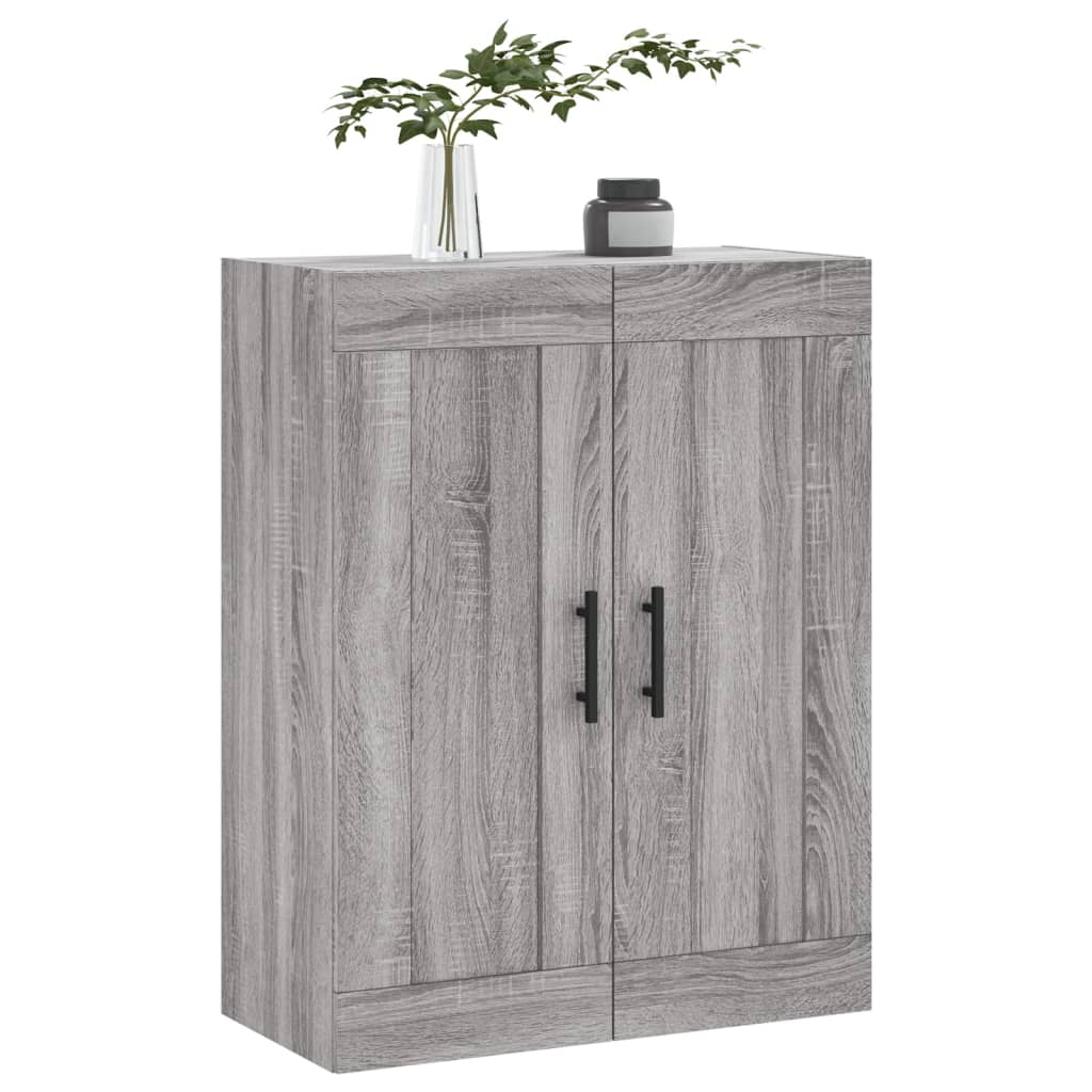 Armoire murale sonoma gris 69,5x34x90 cm bois d'ingénierie - XIOS