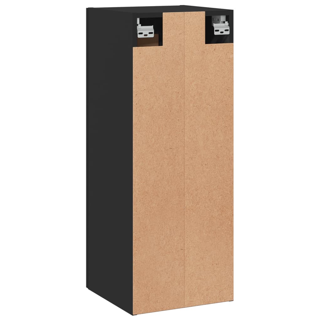 Armoire murale noir 34,5x34x90 cm bois d'ingénierie - XIOS