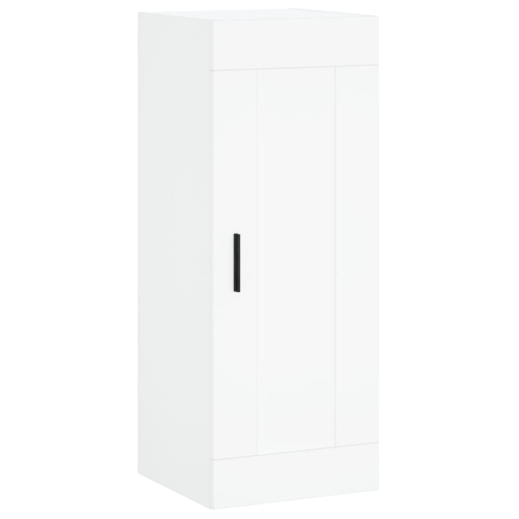 Armoire murale blanc 34,5x34x90 cm bois d'ingénierie Buffets & bahuts vidaXL