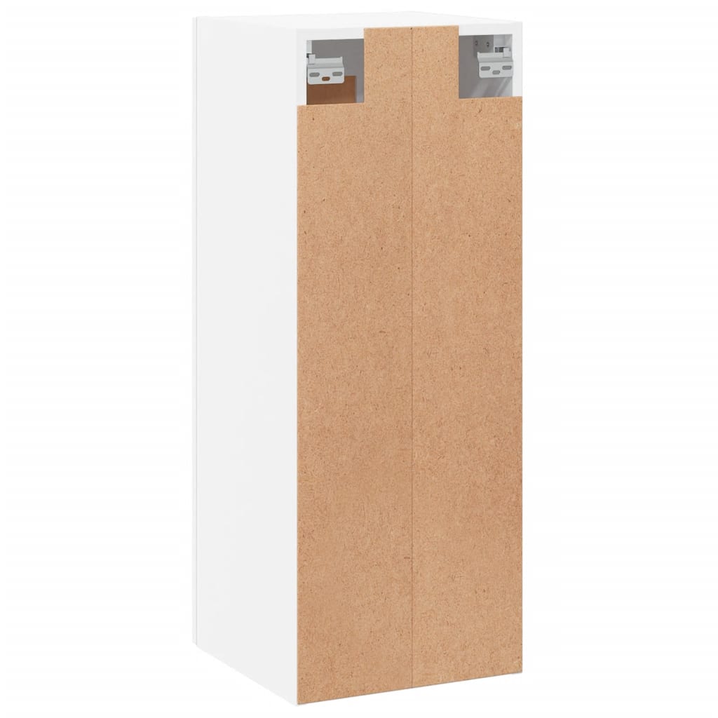 Armoire murale blanc 34,5x34x90 cm bois d'ingénierie Buffets & bahuts vidaXL