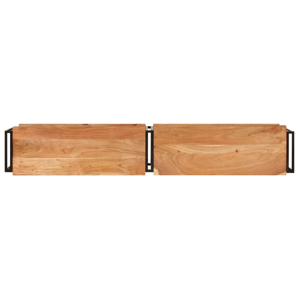 Meuble TV 180x30x40 cm bois d'acacia massif Meubles TV vidaXL   