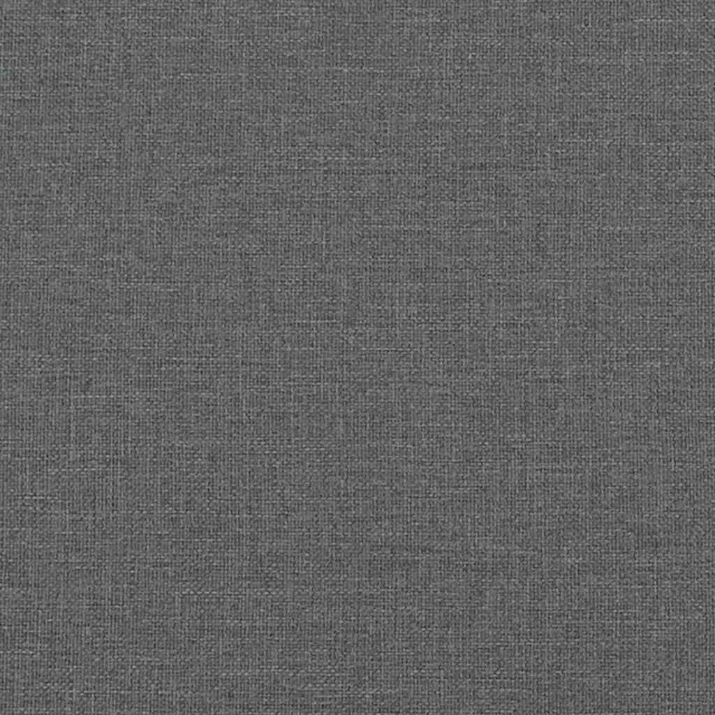 Canapé-lit 2 en 1 gris foncé 112x174x55 cm tissu