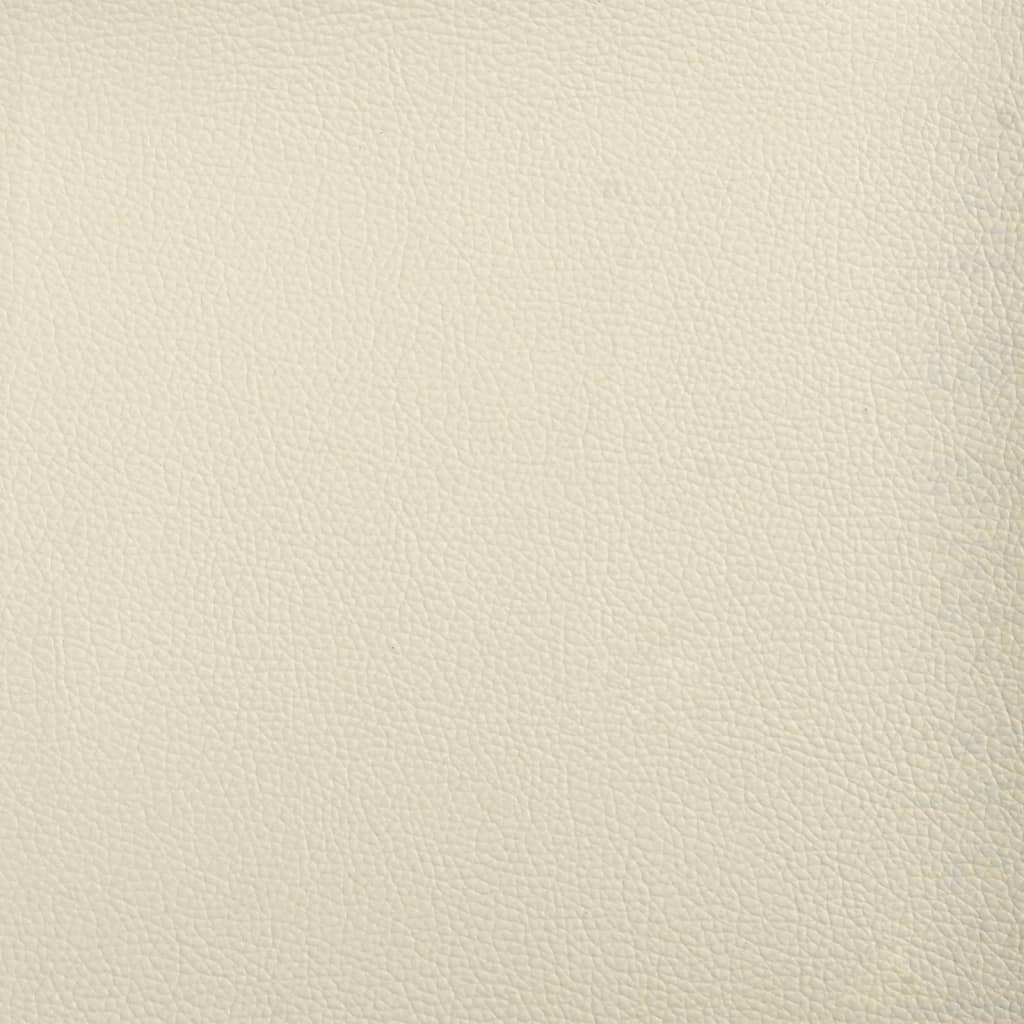 Canapé-lit 2 en 1 crème 112x174x55 cm similicuir - XIOS
