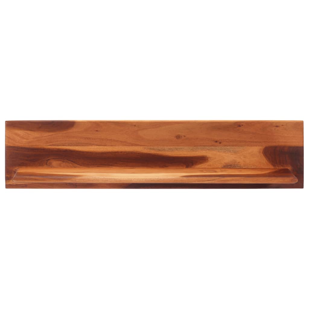 Étagères murales 2 pcs 112x20x26 cm bois massif d'acacia - XIOS