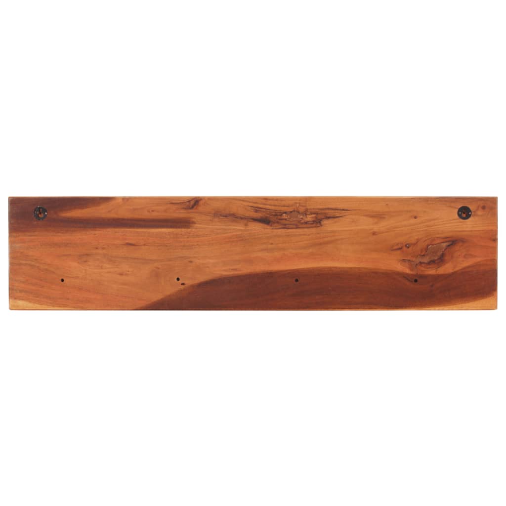 Étagères murales 2 pcs 112x20x26 cm bois massif d'acacia - XIOS