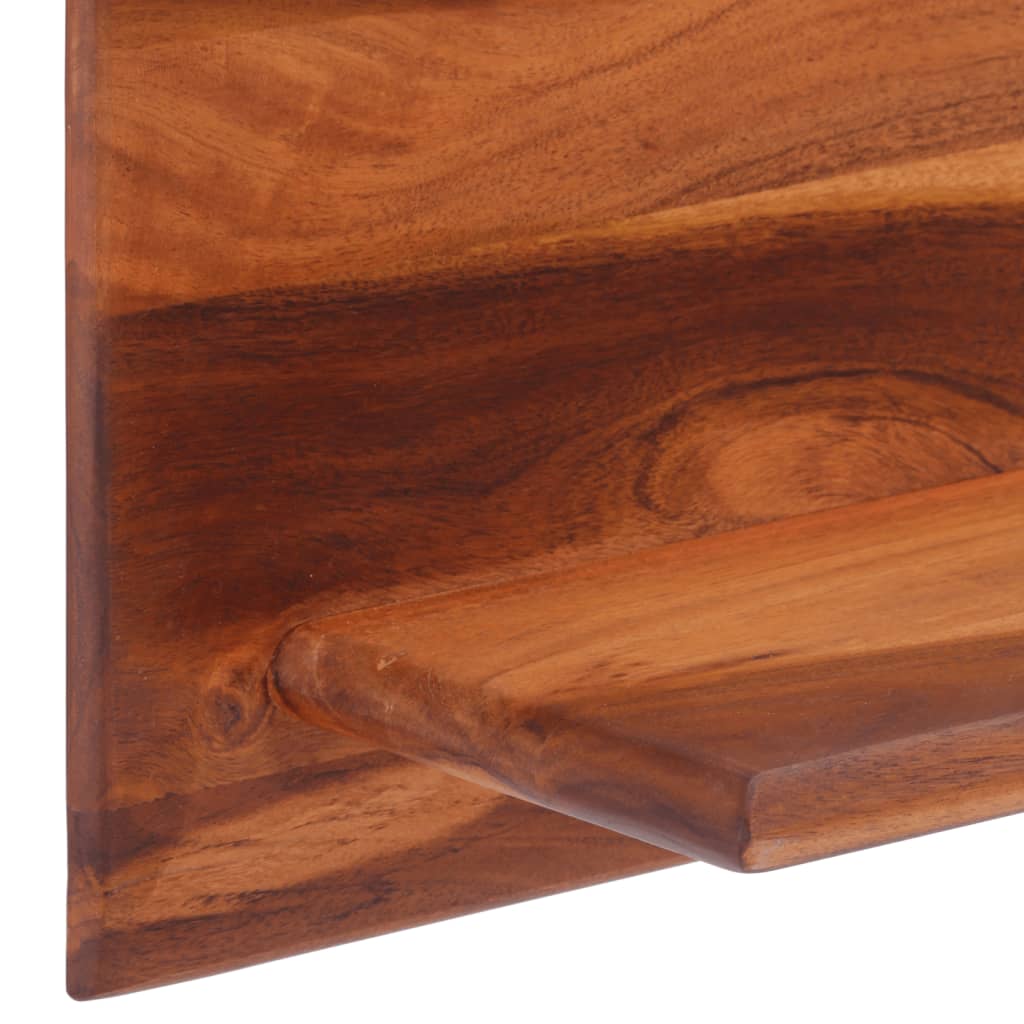 Étagères murales 2 pcs 112x20x26 cm bois massif d'acacia - XIOS