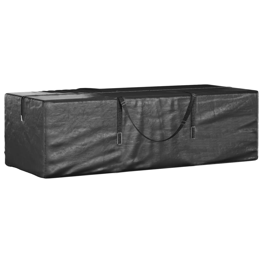 Sacs de rangement pour sapin de Noël 2 pcs noir polyéthylène Housses pour meubles d'extérieur vidaXL