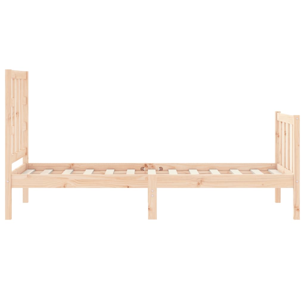 Cadre de lit sans matelas bois de pin massif - XIOS