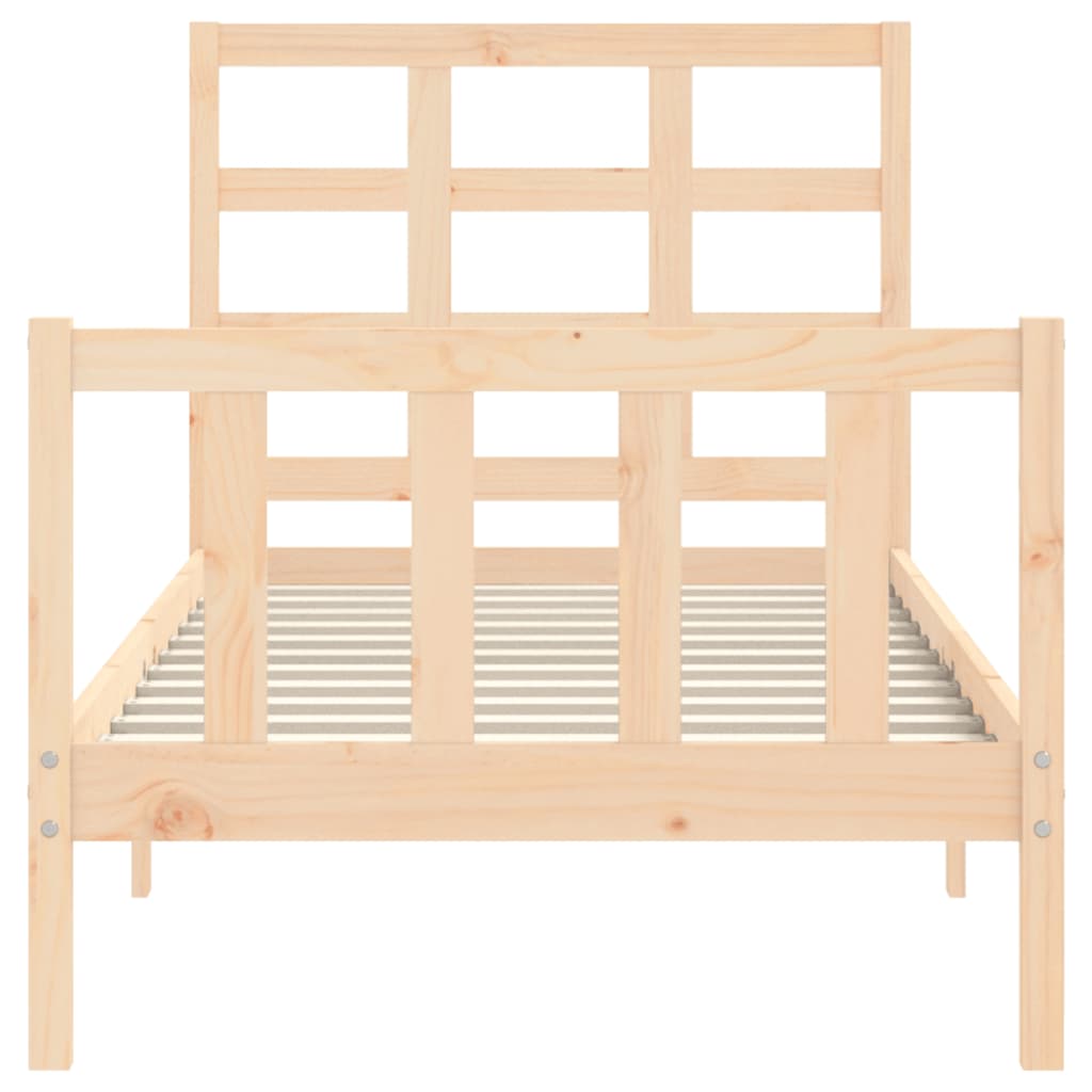 Cadre de lit sans matelas bois de pin massif - XIOS