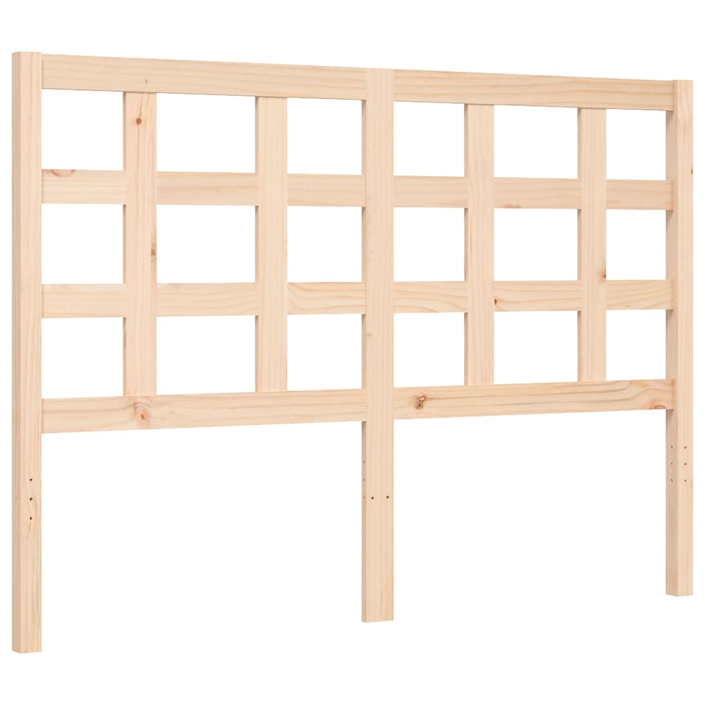 Cadre de lit sans matelas 140x200 cm bois massif de pin - XIOS