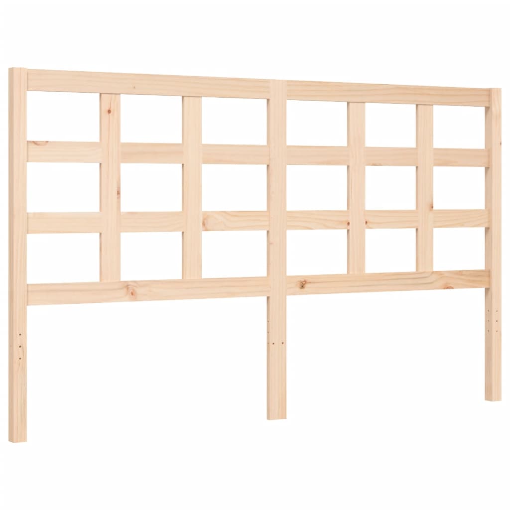 Cadre de lit sans matelas 160x200 cm bois massif de pin - XIOS