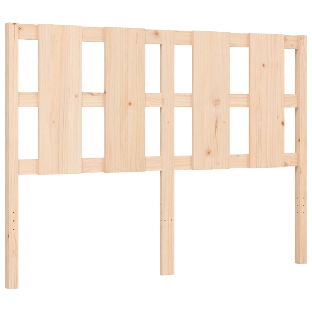 Cadre de lit sans matelas 140x190 cm bois de pin massif - XIOS