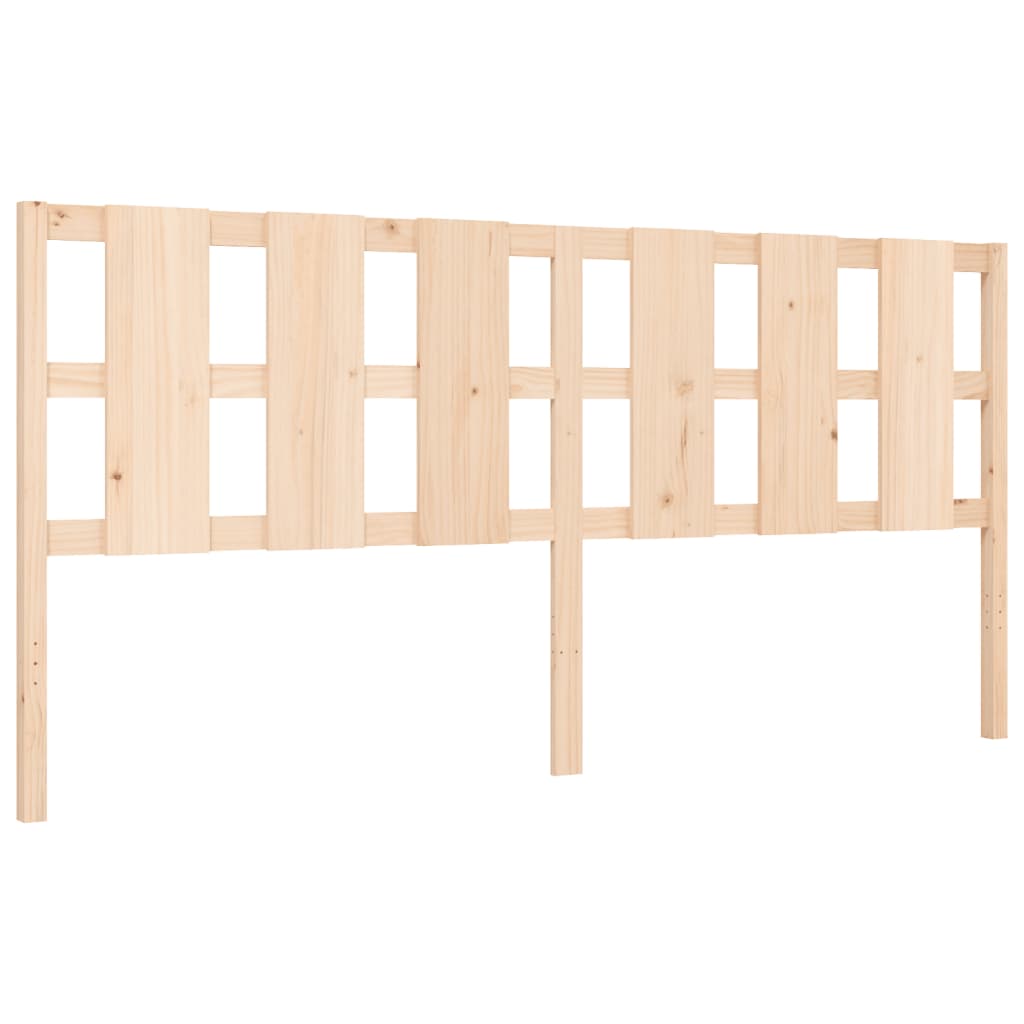 Cadre de lit sans matelas 200x200 cm bois massif de pin - XIOS