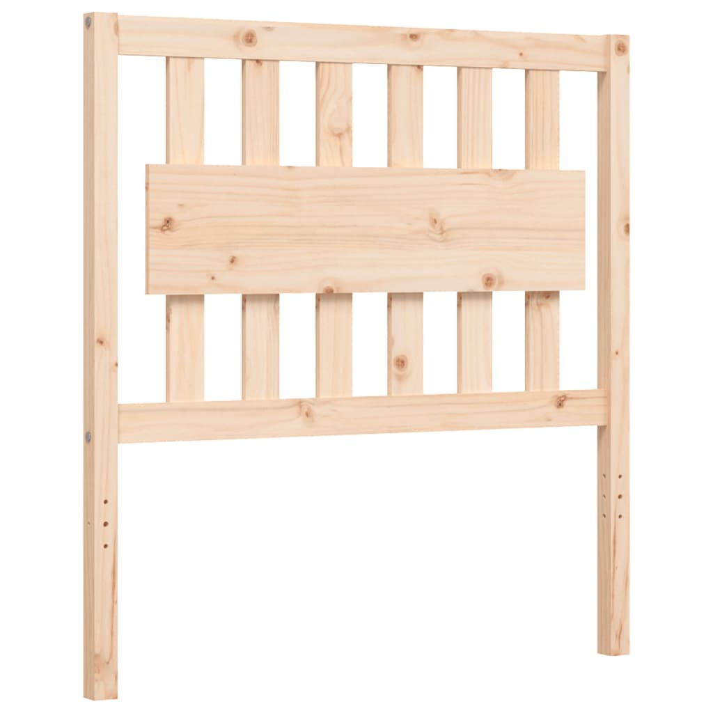 Cadre de lit sans matelas 90x200 cm bois de pin massif - XIOS