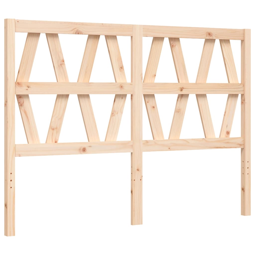 Cadre de lit sans matelas 140x200 cm bois massif de pin - XIOS