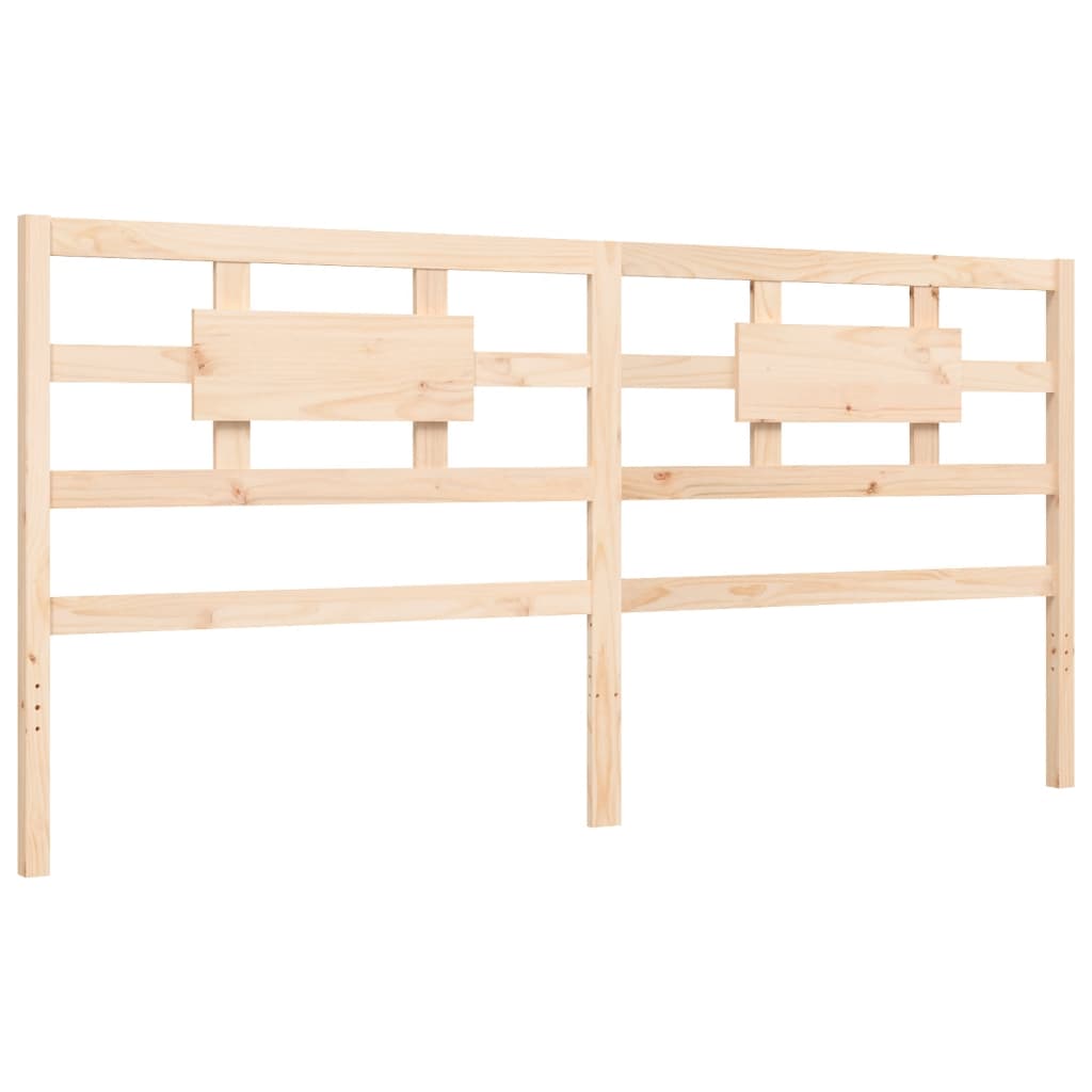 Cadre de lit sans matelas 200x200 cm bois massif de pin - XIOS