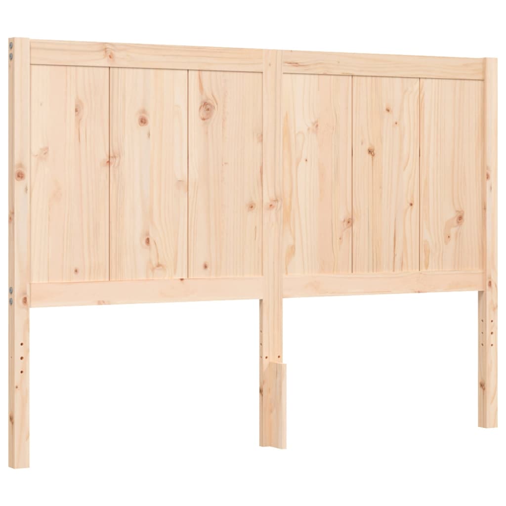 Cadre de lit sans matelas 120x200 cm bois de pin massif - XIOS