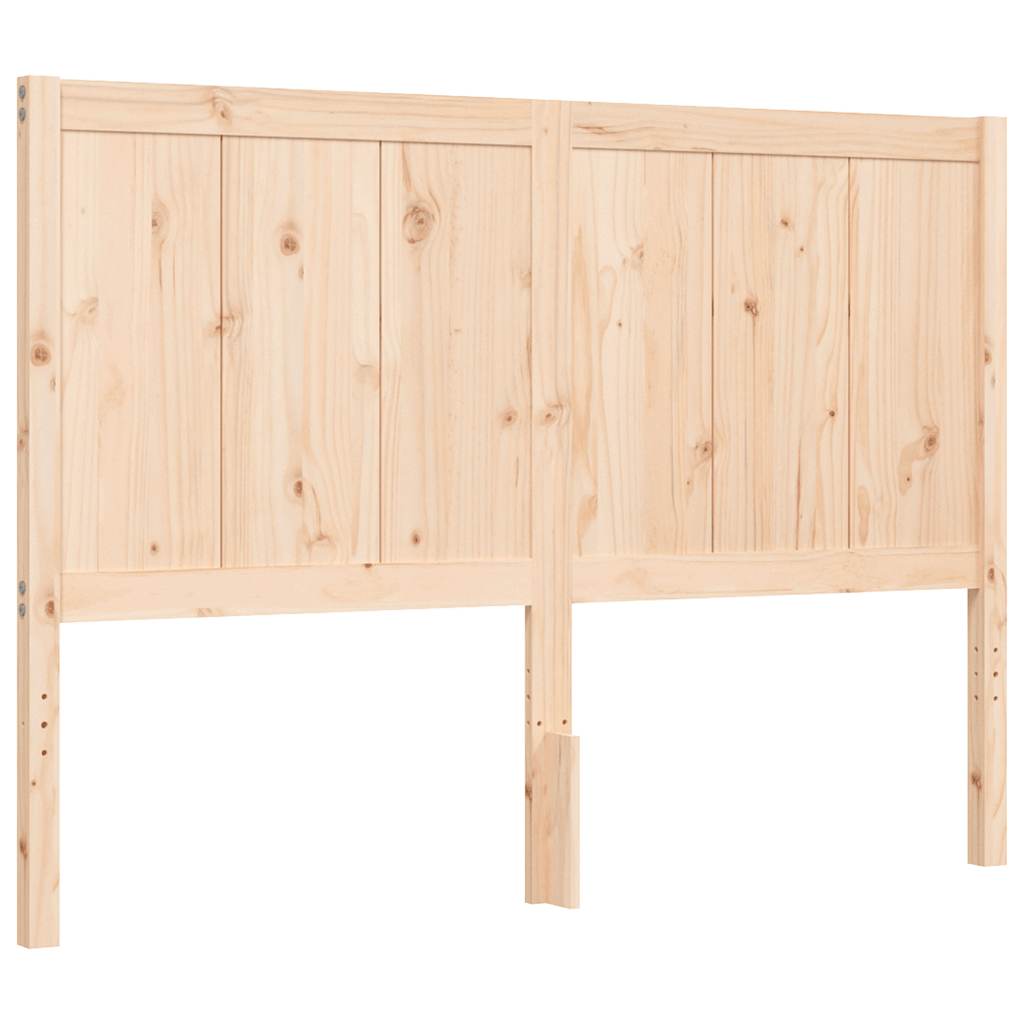 Cadre de lit sans matelas 140x200 cm bois massif de pin - XIOS
