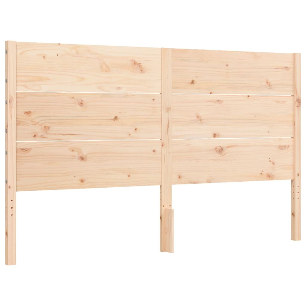 Cadre de lit sans matelas 160x200 cm bois massif de pin - XIOS