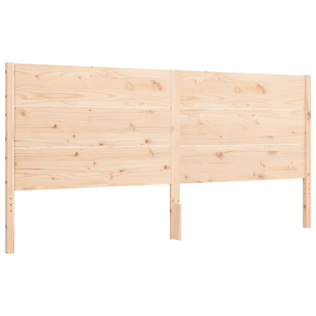 Cadre de lit sans matelas 200x200 cm bois massif de pin - XIOS
