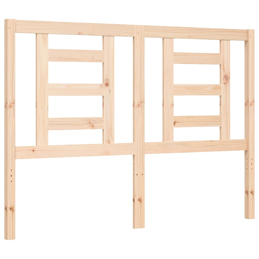 Cadre de lit sans matelas 140x200 cm bois massif de pin - XIOS