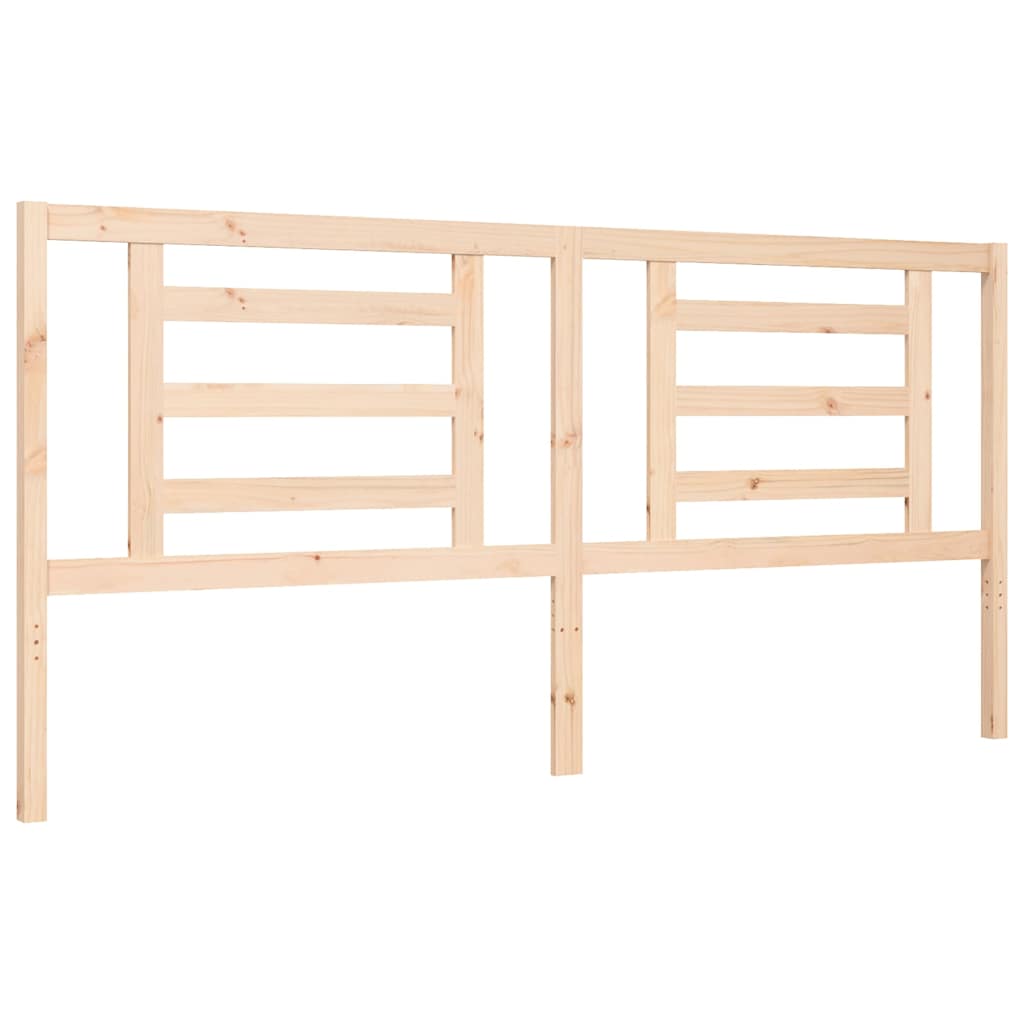 Cadre de lit sans matelas 200x200 cm bois massif de pin - XIOS
