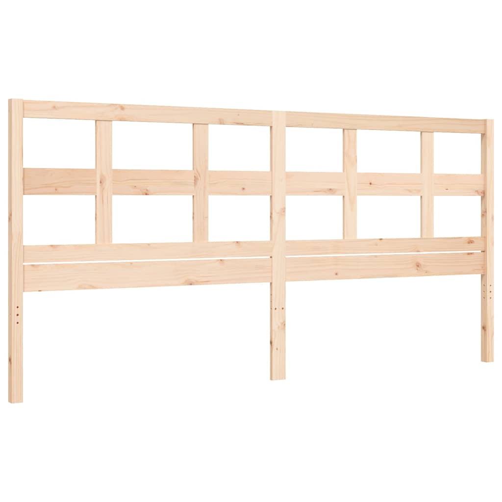 Cadre de lit sans matelas 200x200 cm bois massif de pin - XIOS