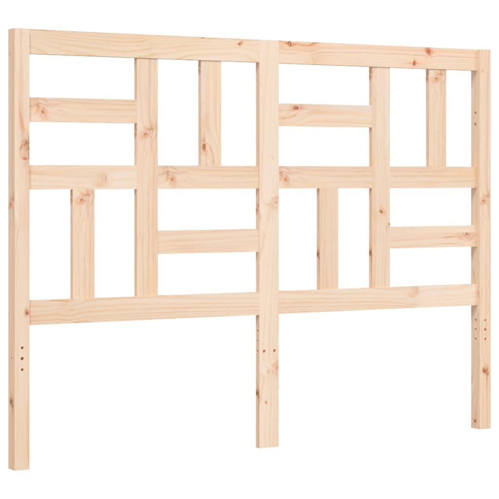 Cadre de lit sans matelas 140x200 cm bois massif de pin - XIOS