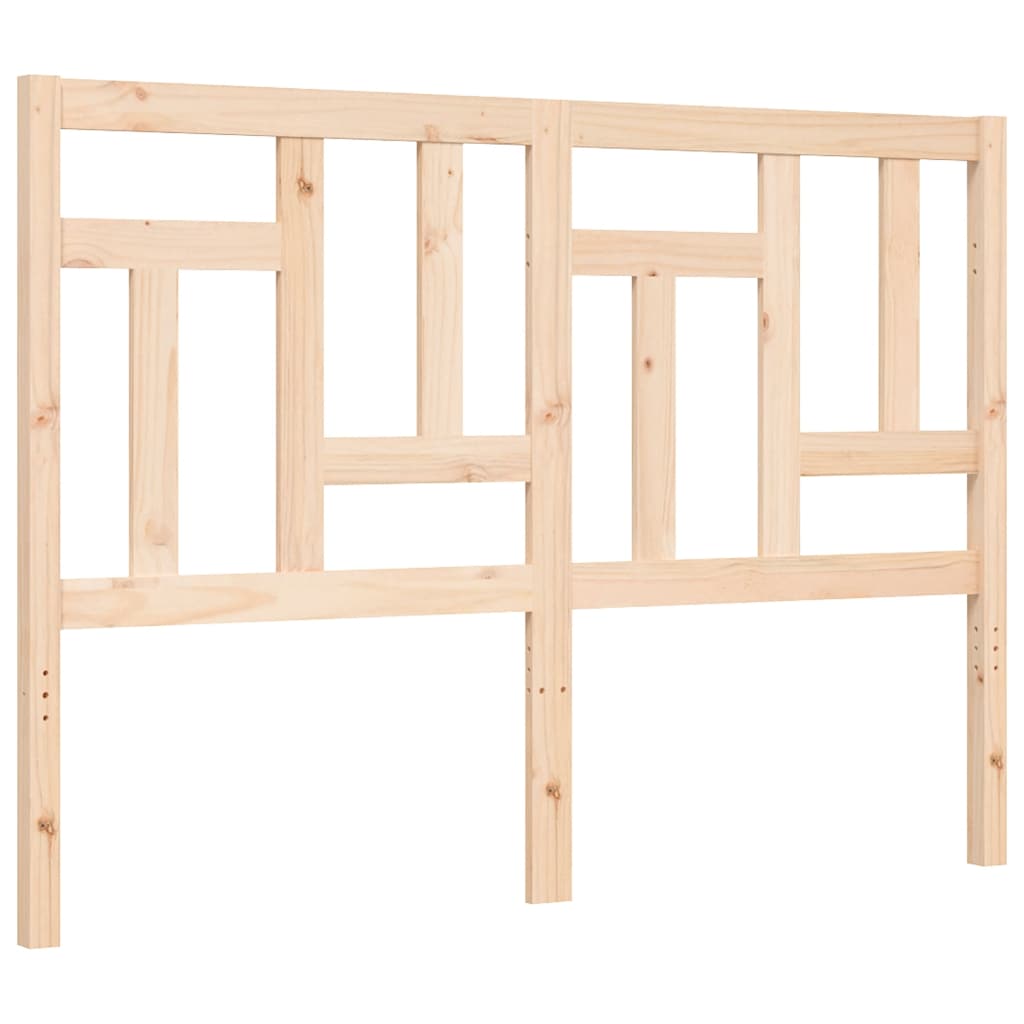 Cadre de lit sans matelas 140x200 cm bois massif de pin - XIOS