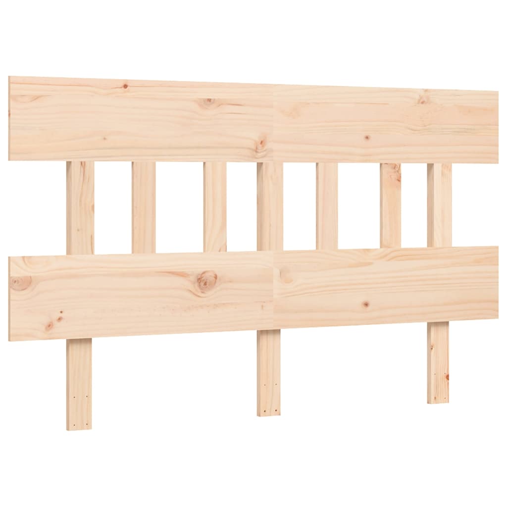 Cadre de lit sans matelas 140x190 cm bois de pin massif - XIOS