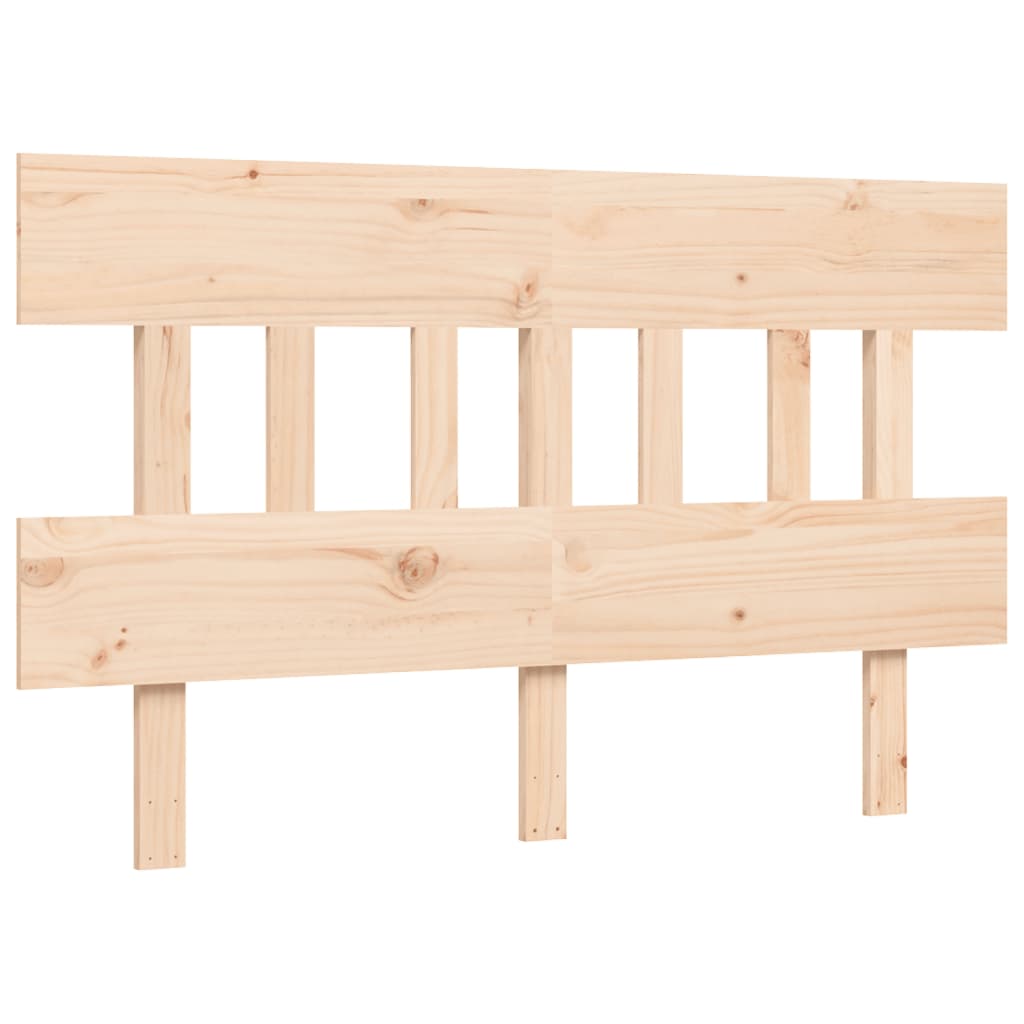 Cadre de lit sans matelas 140x200 cm bois massif de pin - XIOS