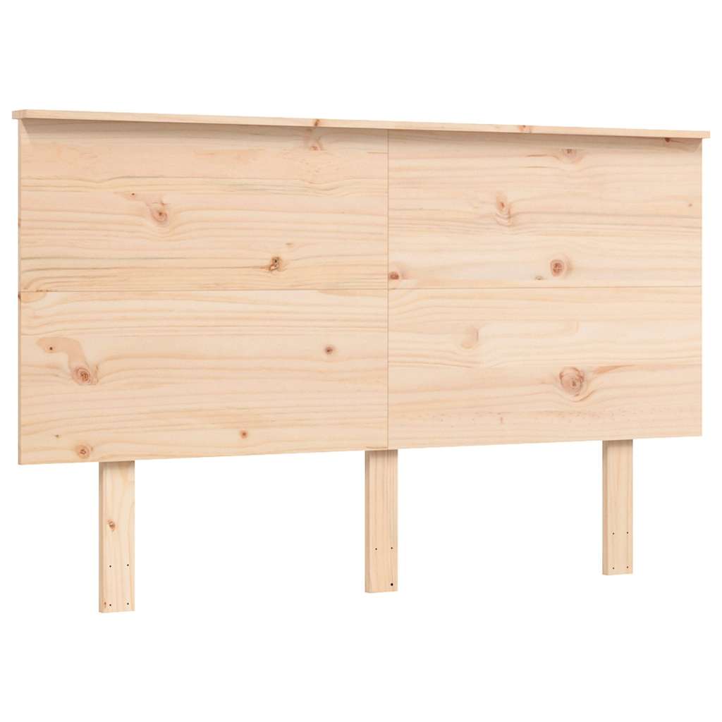 Cadre de lit sans matelas 140x200 cm bois massif de pin - XIOS
