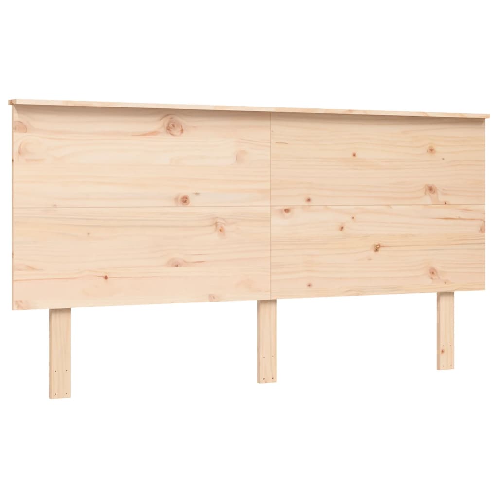 Cadre de lit sans matelas 160x200 cm bois massif de pin - XIOS