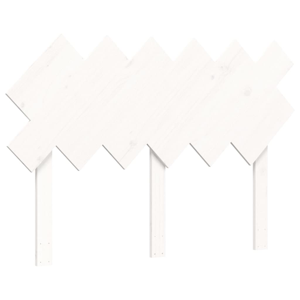 Cadre de lit sans matelas blanc 120x200 cm bois de pin massif - XIOS