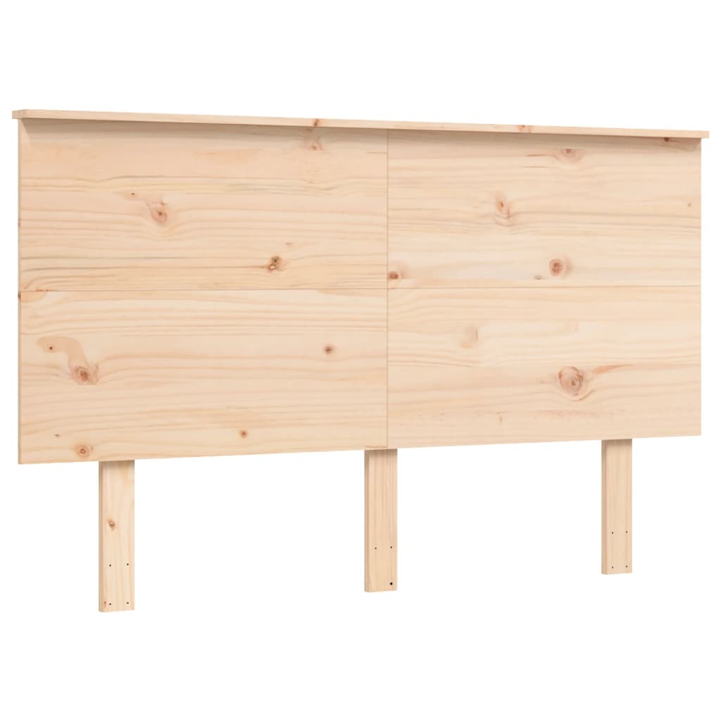 Cadre de lit sans matelas 140x190 cm bois de pin massif - XIOS