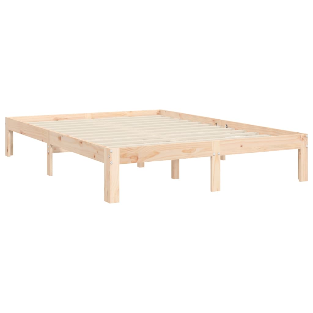 Cadre de lit sans matelas bois de pin massif - XIOS