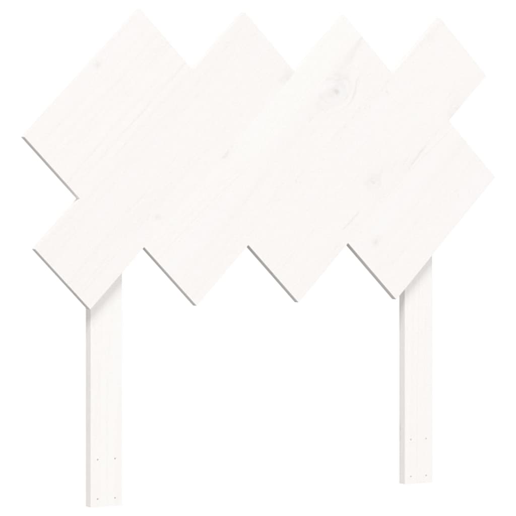 Cadre de lit sans matelas blanc 90x200 cm bois de pin massif - XIOS
